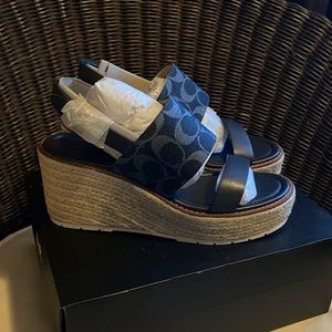 Coach Kami Denim Wedge